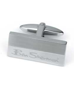 Ben Sherman Brushed Polished Cufflinks