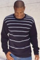 long-sleeved crew-neck sweater