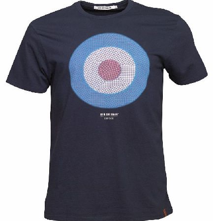 Mens Elevated Target T-Shirt Navy