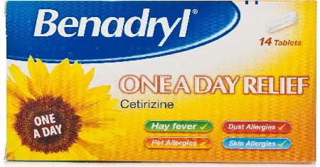 benadryl One A Day Relief Tablets