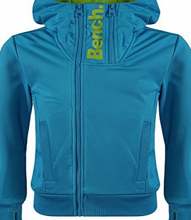 Bench Boys Mirza Hooded Hoodie, Turquoise (Methyl Blue), 11 Years (Manufacturer Size:11-12)