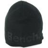 Bench Clothing BENCH BLACK EMBOSSED BEANIE