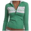 Bench Clothing STRIPED BENCH CLOTHING GREEN STRIPE TRACK TOP