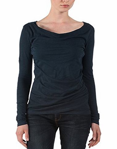 Bench Dinghy II Womens Long-Sleeved Shirt blue Midnight Navy Size:XL