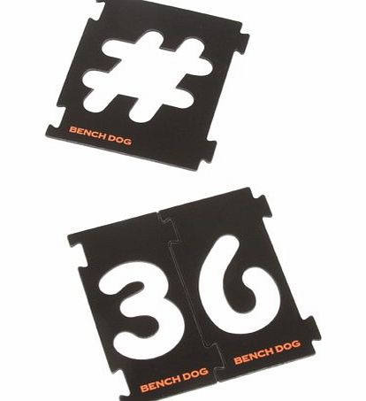 Bench Dog (10-051) Numbering Sign Kit 31-Piece