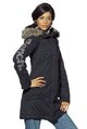 BENCH fur trim hooded coat