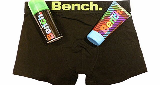 Bench Gents Gift Bundle, Includes Boxers Shower Gel and Body Spray