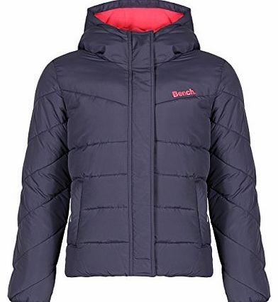 Girls Snowbubble Jacket, Grey (Nine Iron), 11 Years (Manufacturer Size:11-12 Years)