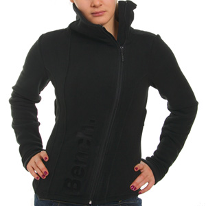 Bench Ladies Dual Zip fleece - Black