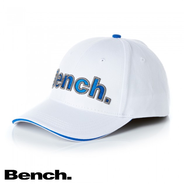 Mens Bench Echo Shudehill Baseball Cap - White