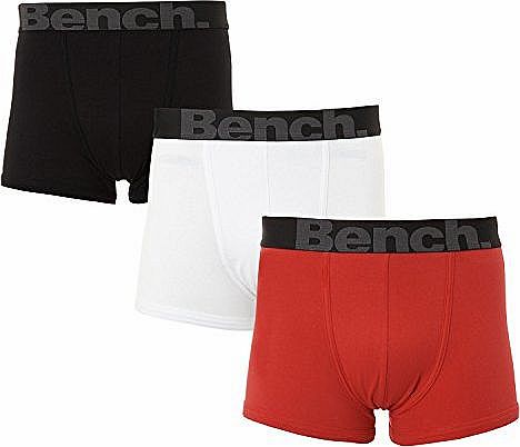 Bench Mens Bench Three Pack Boxer Shorts Set Gents (XL)
