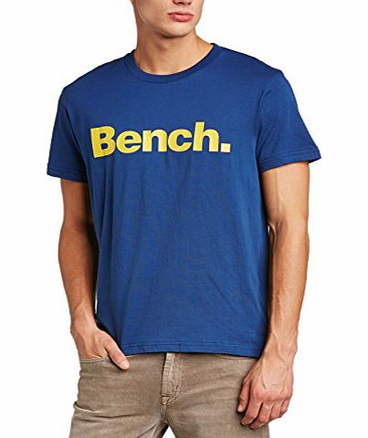 Bench Mens Corporation Short Sleeve T-Shirt, Estate Blue, Large