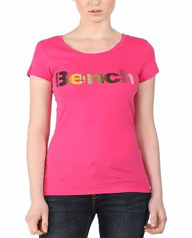Bench Piece Out Corp Womens T-Shirt Pink Beetroot Purple Size:M