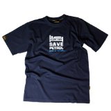 Plain Lazy Save Petrol T-shirt, Navy, Large