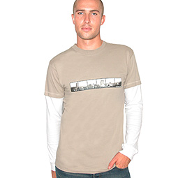 Bench Skyline Grown On Sleeve T-Shirt