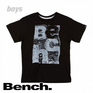 T-Shirts - Bench Torn Up T-Shirt - Black