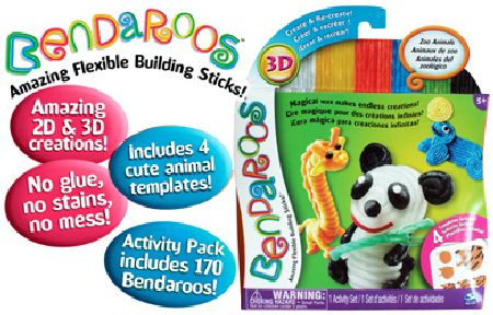 bendaroos Activity Pack Zoo Animals
