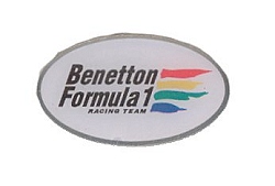 Benetton Logo Pin Badge