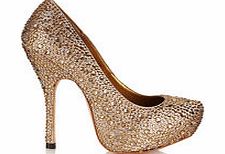 Benjamin Adams Rio champagne high heels