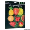 Fruit Themed Fridge Magnets Pack of 8