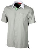 Benross Puma Golf Full Button Shirt Limestone Grey L
