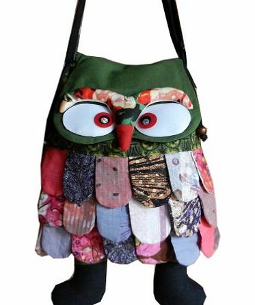 BenThai Products BTP! Handmade Owl Hipster Crossbody Shoulder Bag Purse Cotton Handbag Unique OL35