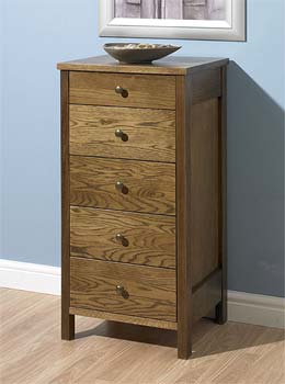 Newhaven 5 Drawer Narrow Chest
