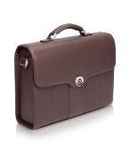 Handmade Brown Leather Briefcase