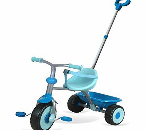 Bentley Kids CHILDRENS KIDS TRIKE BIKE TRICYCLE 3 WHEEL WITH HANDLE - BLUE