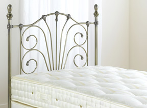 Bentley Kingsize Rebecca Headboard - Antique Brass