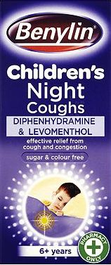 Benylin, 2041[^]10069320 Childrens Night Coughs 125ml 10069320