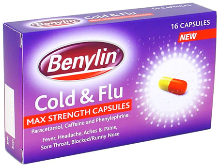 Benylin Cold and Flu Max Strength Capsules x16
