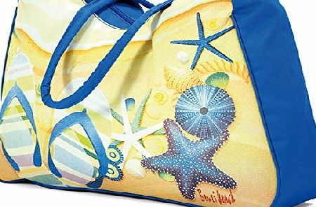 Benzi BEACH BAG Medium Summer Bag ((BZ3918) Blue 50x35x12 cm)