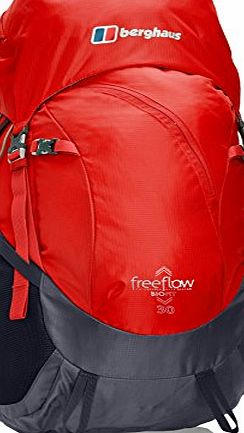 Berghaus Freeflow II 30 Backpack - Poppy Red/Carbon, One Size