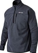 Berghaus, 1296[^]218848 Mens Stainton Half Zip Fleece - Carbon and Black