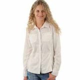 Berghaus TNF Womens Long Sleeved Bartlett Utility Shirt Snow White 10 (S)