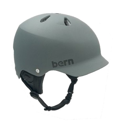 Bern Helmet Hardware Bern Helmet Watts Brock Helmet Matte Grey