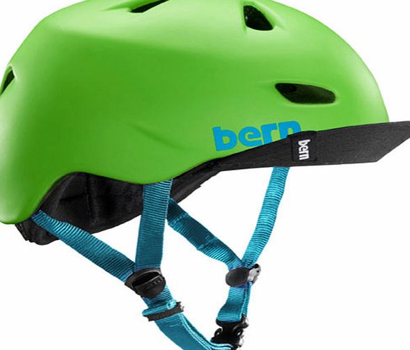 Bern Mens Bern Brentwood Helmet - Matte Neon Green