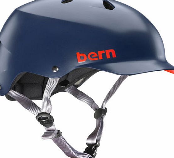 Bern Mens Bern Watts H20 Helmet - Matte Navy