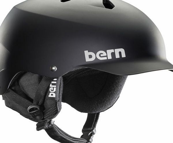 Bern Mens Bern Watts Helmet - Matte Black