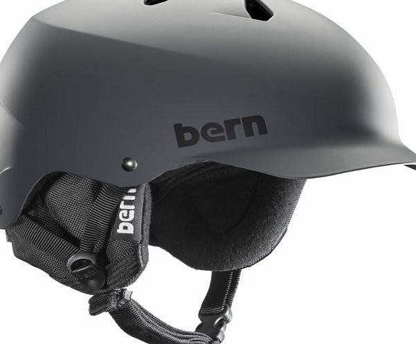 Bern Mens Bern Watts Helmet - Matte Grey