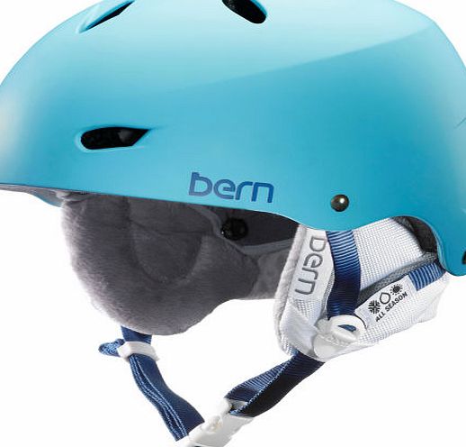 Bern Womens Bern Brighton Helmet - Matte Bluebird