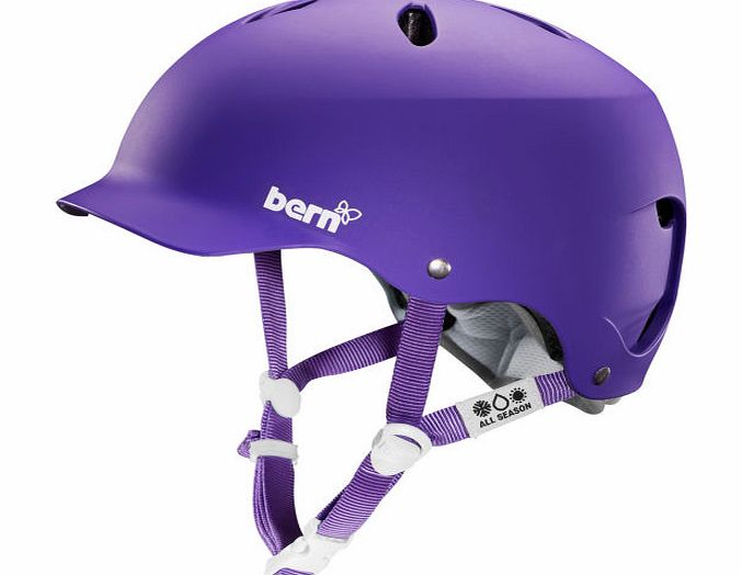 Bern Womens Bern Lenox EPS Helmet - Matte Purple
