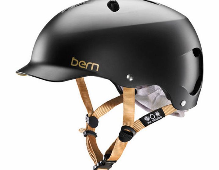Bern Womens Bern Lenox EPS Helmet - Satin Black