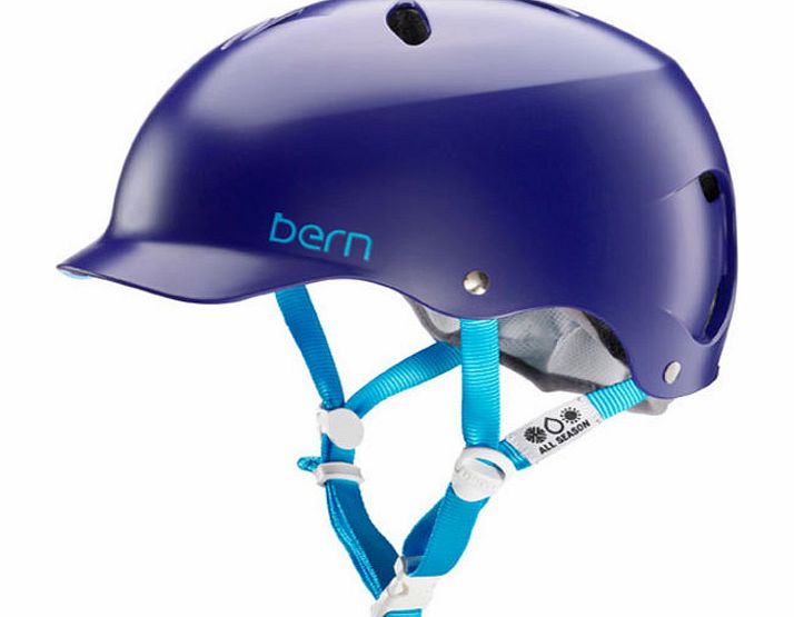 Bern Womens Bern Lenox EPS Helmet - Satin Midnight