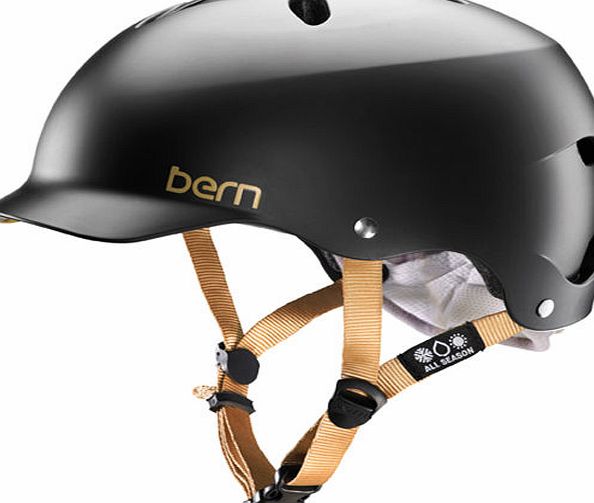 Bern Womens Bern Lenox H20 Helmet - Satin Black