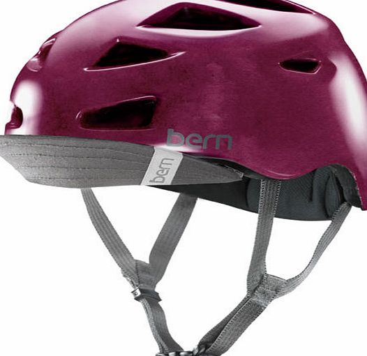 Bern Womens Bern Melrose Helmet - Satin Fuchsia Acid