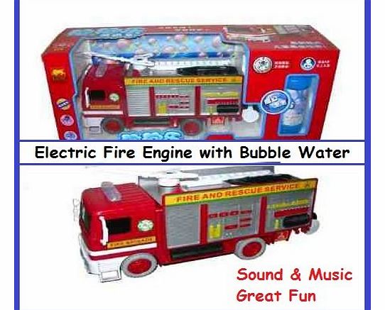 Best Line Pumper the Electric Fire Truck with Bubble Water