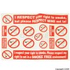 Best Self Adhesive Signs Small Vehicle `No