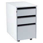 BEST Selling Budget Desk End 3 Drawer Pedestal For Ergonomic Desk-Light Grey